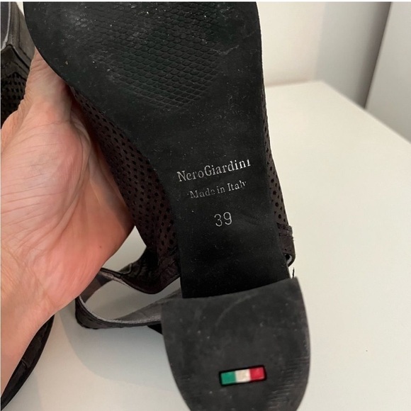 NERO Giardini Block Heel Peep Toe - Picture 7 of 7